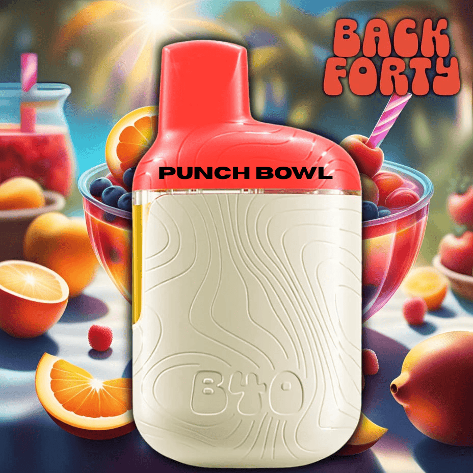 Back Forty Punch Bowl AIO Sativa Disposable Vape-0.95g in MB Brandon Vape SuperStore & Cannabis Back Forty Punch Bowl AIO Sativa Disposable Vape-0.95g in MB Brandon Vape SuperStore & Cannabis