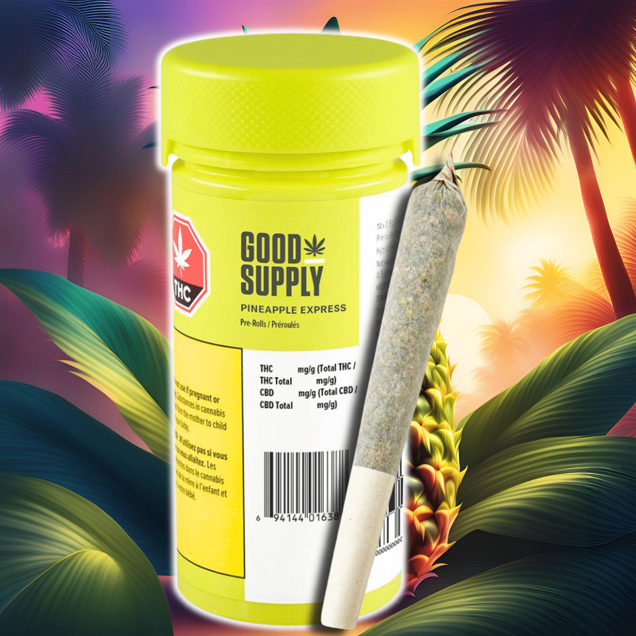 Good Supply Pineapple Express Pre-rolls-14x0.5g in Manitoba