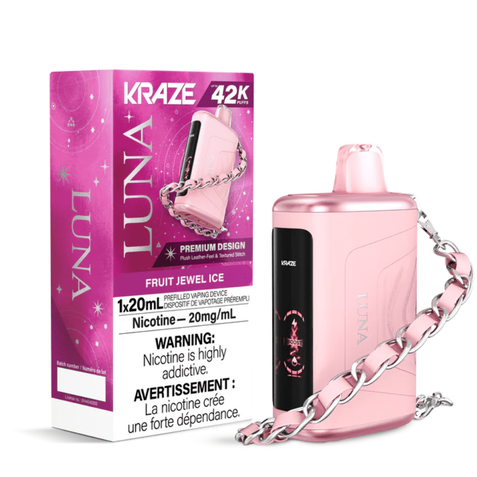 Kraze Luna Disposable Vape-Fruit Jewel Ice Brandon Vape SuperStore and Cannabis Manitoba Canada