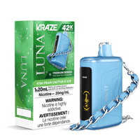 Kraze Luna Disposable Vape-Kiwi Pear Cactus G Ice Brandon Vape SuperStore and Cannabis Manitoba Canada