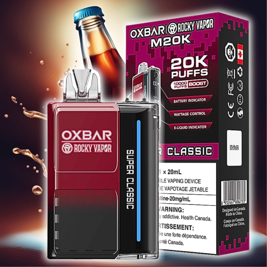 OXBAR M20K Disposable Vape - Super Classic in Manitoba 20000 Brandon Vape SuperStore and Cannabis Manitoba Canada