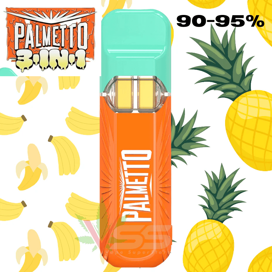 Palmetto Banana & Pineapple 3-in-1 AIO Disposable - 1g in MB Brandon Vape SuperStore & Cannabis Palmetto Banana & Pineapple 3-in-1 AIO Disposable - 1g in MB Brandon Vape SuperStore & Cannabis