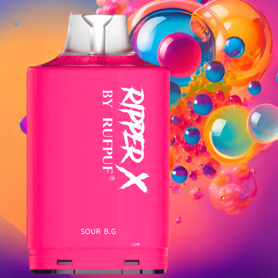 RufPuf Ripper X 35K Turbo Pod - Sour B.G in Manitoba Brandon Vape SuperStore and Cannabis Manitoba Canada