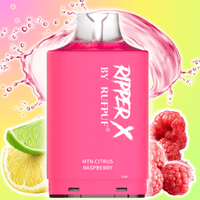 RufPuf Ripper X 50K - MTN Citrus Raspberry 50000 Puffs / 20mg Brandon Vape SuperStore and Cannabis Manitoba Canada