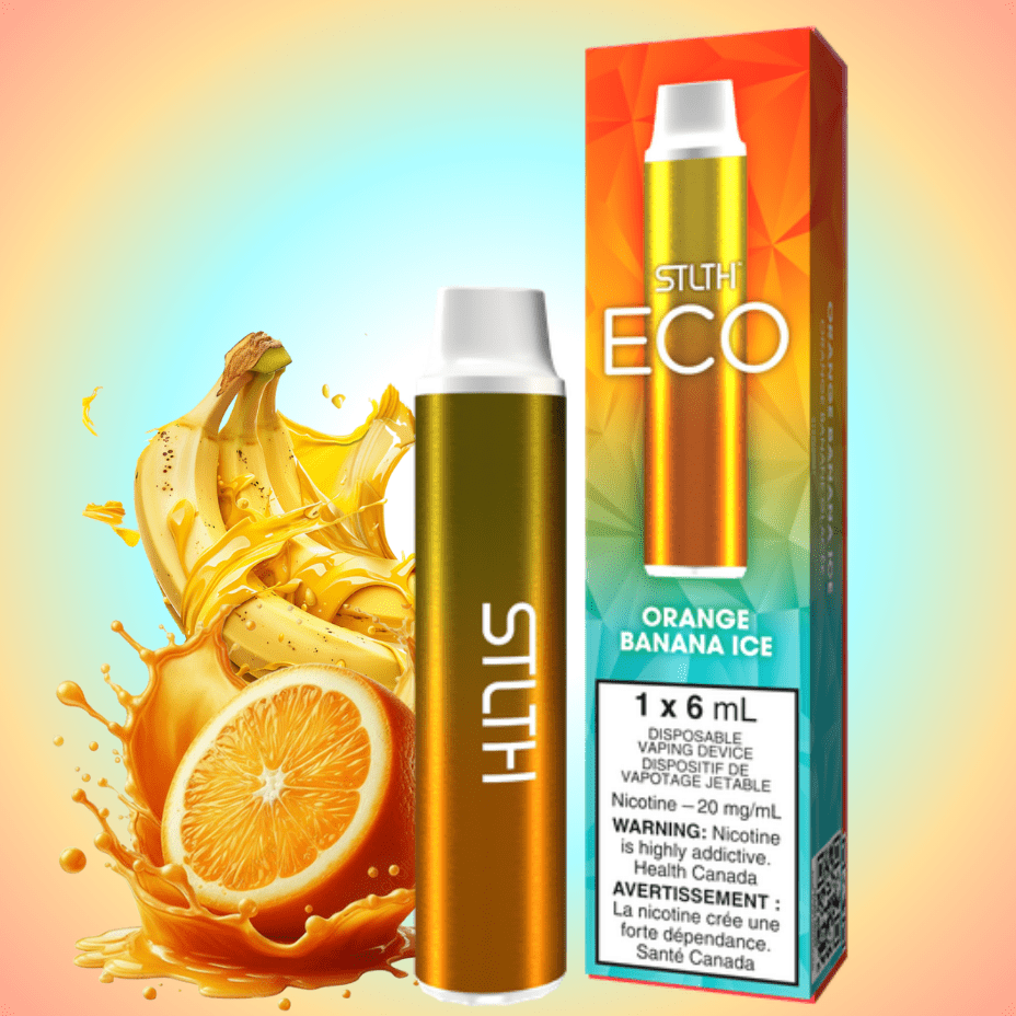 STLTH Eco Disposable Vape - Orange Banana Ice 20mg Brandon Vape SuperStore and Cannabis Manitoba Canada