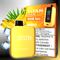STLTH Titan Max 50k Disposable Vape-Banana Ice 50000 Puffs Brandon Vape SuperStore and Cannabis Manitoba Canada