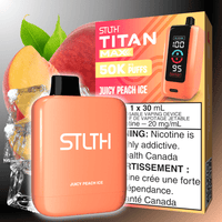 STLTH Titan Max 50k Disposable Vape-Juicy Peach Ice 50000 Puffs Brandon Vape SuperStore and Cannabis Manitoba Canada
