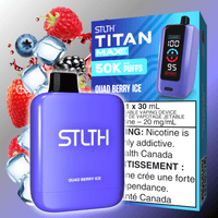STLTH Titan Max 50k Disposable Vape-Quad Berry Ice 50000 Puffs Brandon Vape SuperStore and Cannabis Manitoba Canada