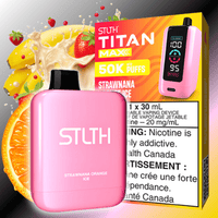 STLTH Titan Max 50k Disposable Vape-Strawnana Orange Ice 50000 Puffs Brandon Vape SuperStore and Cannabis Manitoba Canada
