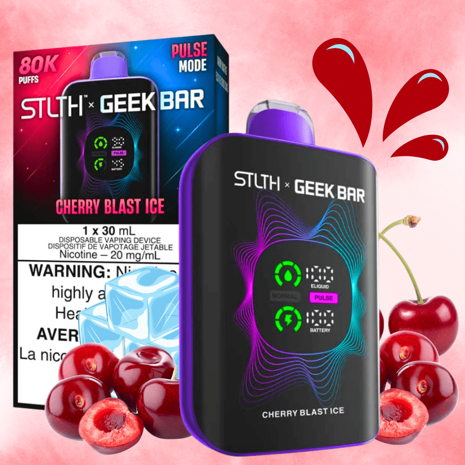 how much is elf bar vape STLTH x Geek Bar 80K Disposable Vape-Cherry Blast Ice in MB – Brandon Vape  SuperStore & Cannabis