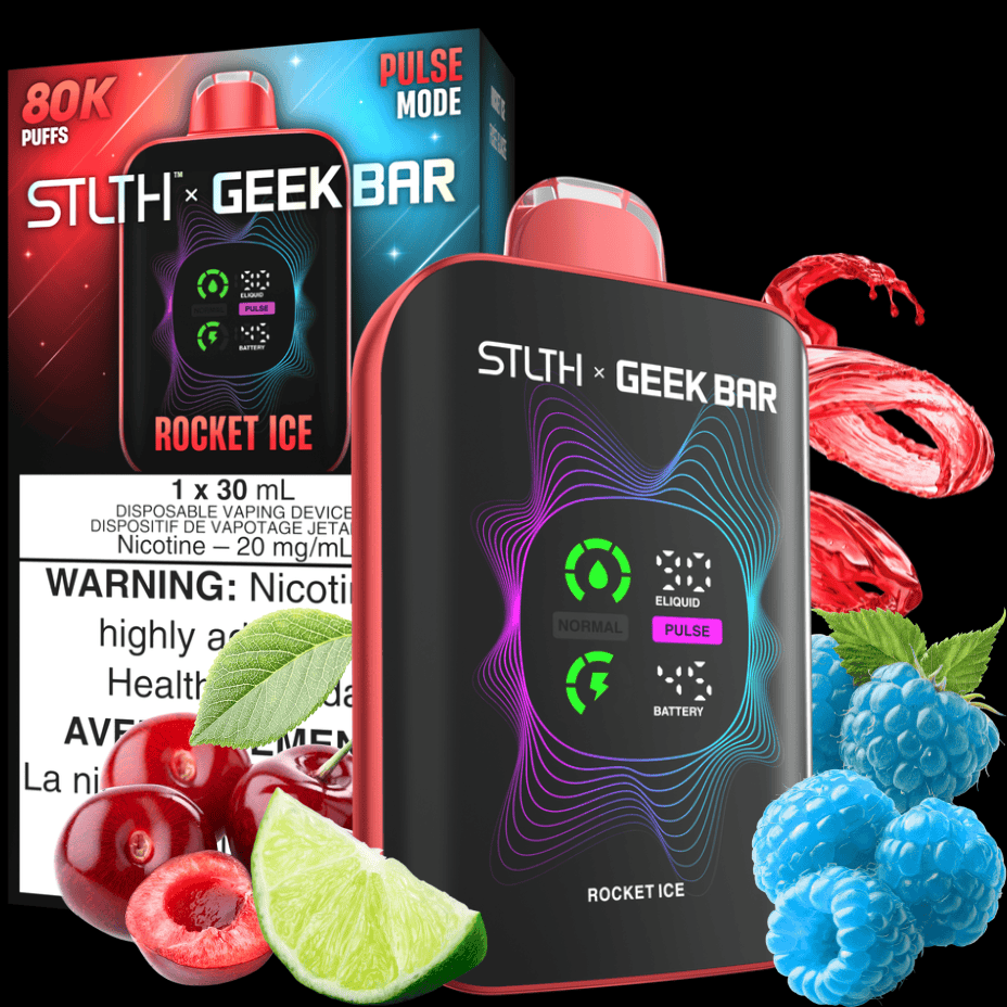 stlth x geek bar 80K Disposable Vape Select Flavor ::Peach Ice strawberry blowpop 20 Best Elf Bar