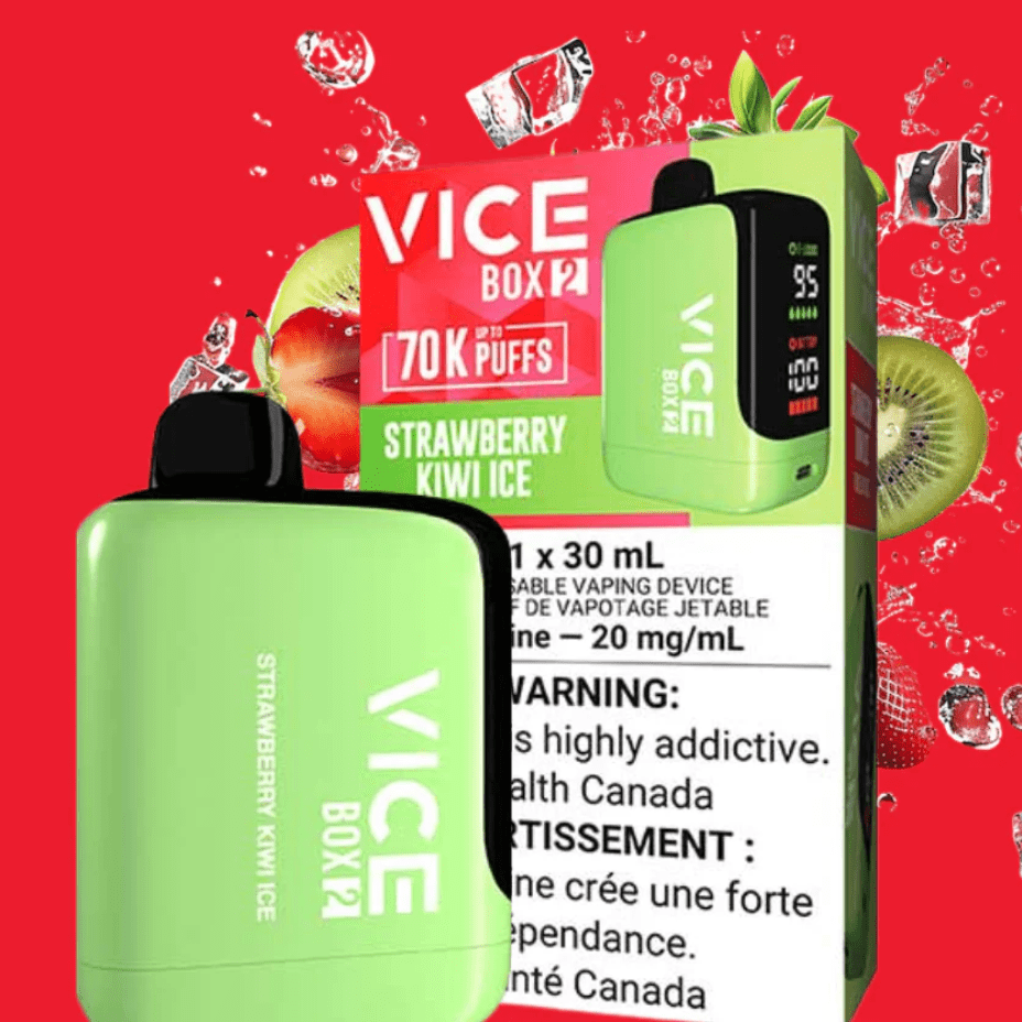 Vice Box 2 70k Disposable Vape - Strawberry Kiwi in Manitoba Brandon Vape SuperStore & Cannabis Vice Box 2 70k Disposable Vape - Strawberry Kiwi in Manitoba Brandon Vape SuperStore & Cannabis