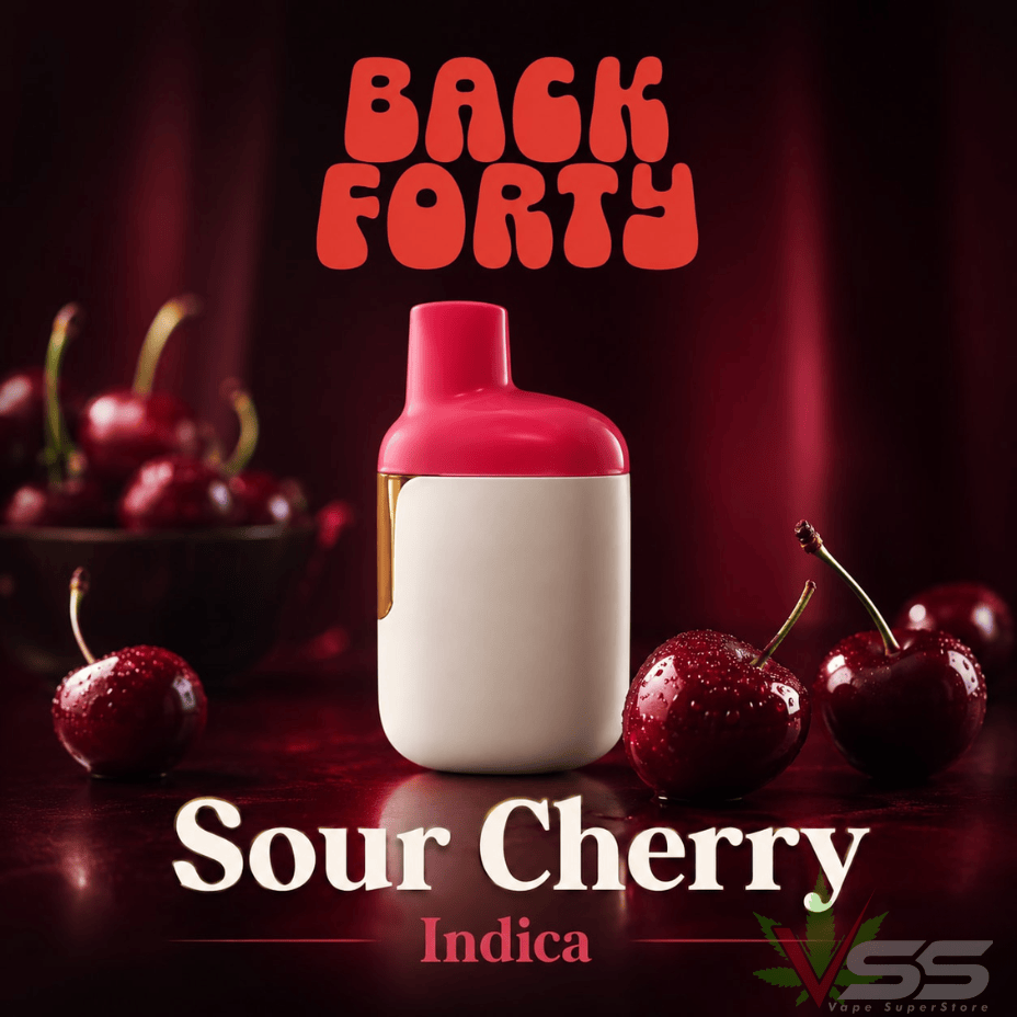 Buy Back Forty Sour Cherry AIO disposable Vape in Brandon Manitoba.