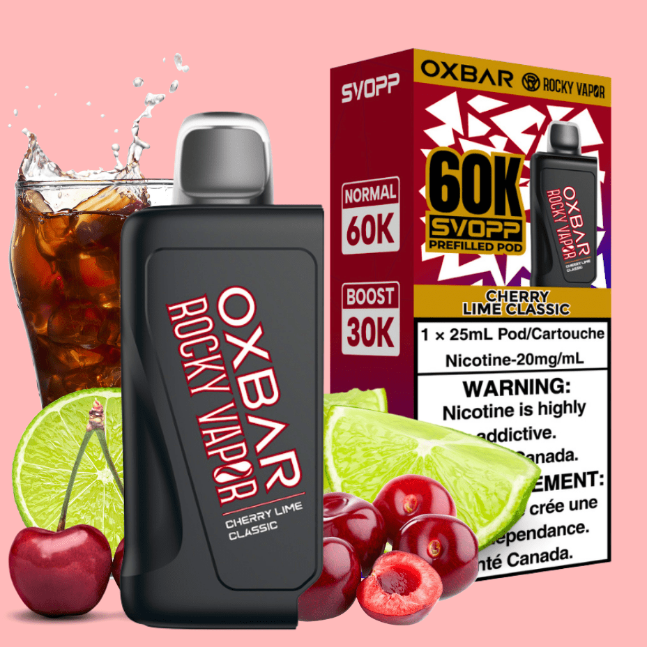 Oxbar SVOPP 60k Pod-Cherry Lime Classic 20mg / 60000 Puffs Brandon Vape SuperStore and Cannabis Manitoba Canada