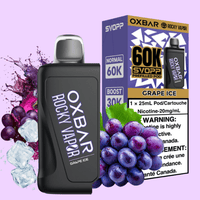 Oxbar SVOPP 60k Pod-Grape Ice 20mg / 60000 Puffs Brandon Vape SuperStore and Cannabis Manitoba Canada