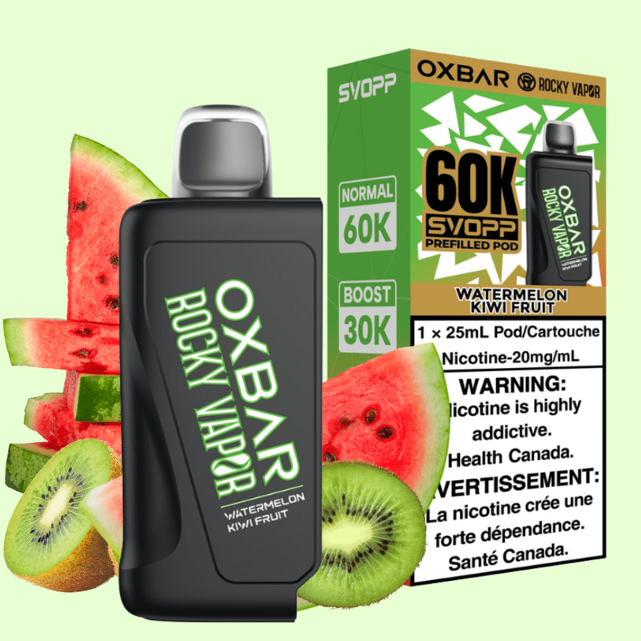 Oxbar SVOPP 60k Pod-Watermelon Kiwi Fruit 20mg / 60000 Puffs Brandon Vape SuperStore and Cannabis Manitoba Canada