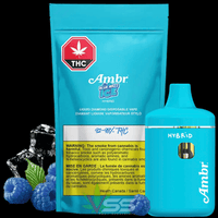 Ambr Blue Razz Ice Hybrid Liquid Diamonds Disposable - 0.95g Brandon Vape SuperStore and Cannabis Manitoba Canada