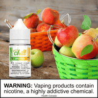 Apple Peach Salts by Chill E-Liquid 12mg Brandon Vape SuperStore and Cannabis Manitoba Canada