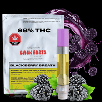 Back Forty Blackberry Breath Liquid Diamonds Indica 510 Cart - 0.95g Brandon Vape SuperStore and Cannabis Manitoba Canada