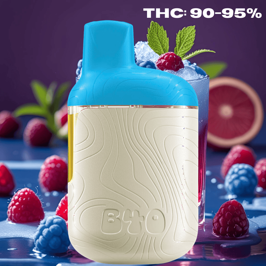 Brandon X Blue Raspberry Back Forty Blue Raspberry Ice All-in-One Disposable Vape - 0.95g ...