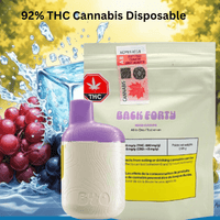 Back Forty Iced Grape Sativa Disposable-0.95g 0.95g Brandon Vape SuperStore and Cannabis Manitoba Canada