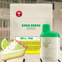 Back Forty Kiwi Lime Kush Hybrid Disposable Vape-0.95g Brandon Vape SuperStore and Cannabis Manitoba Canada