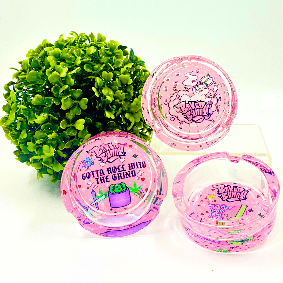 Baked Bunny Glass Ashtray Brandon Vape SuperStore and Cannabis Manitoba Canada