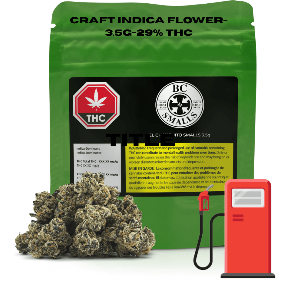 BC Doobies El Changuito Smalls Indica CRAFT Flower-3.5g Brandon Vape SuperStore and Cannabis Manitoba Canada