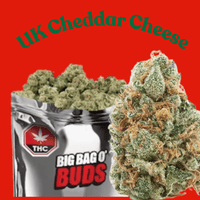 Big Bag Buds UK Cheddar Cheese Indica Flower-28g Brandon Vape SuperStore and Cannabis Manitoba Canada