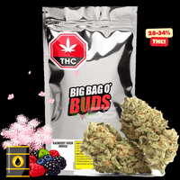 Big Bag O'Buds Gasberry Kush Indica Flower-28g Brandon Vape SuperStore and Cannabis Manitoba Canada