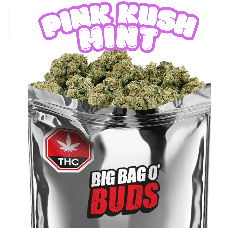 Big Bag O Buds Pink Kush Mints Indica Flower 28g 28g Brandon Vape SuperStore and Cannabis Manitoba Canada