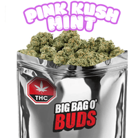 Big Bag O Buds Pink Kush Mints Indica Flower 28g 28g Brandon Vape SuperStore and Cannabis Manitoba Canada