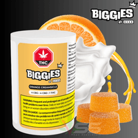 Biggies Orange Creamsicle CBG:CBD:THC Gummies-4x6g Brandon Vape SuperStore and Cannabis Manitoba Canada