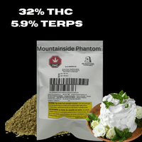 Black Mountain Side Phantom Grind Milled Hybrid Flower-7G Brandon Vape SuperStore and Cannabis Manitoba Canada