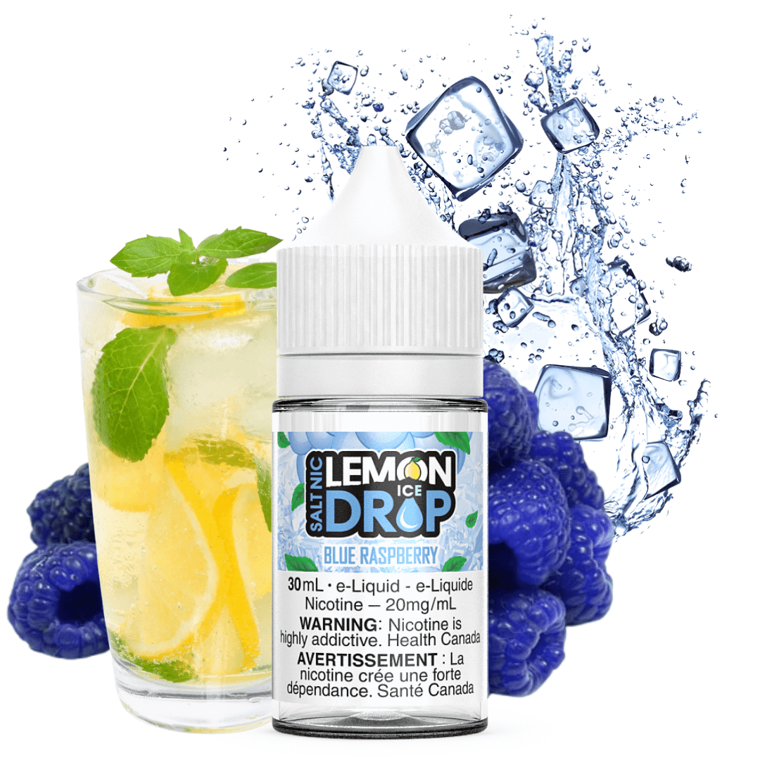 Blue Raspberry Iced Salts by Lemon Drop E-Liquid 12mg Brandon Vape SuperStore and Cannabis Manitoba Canada