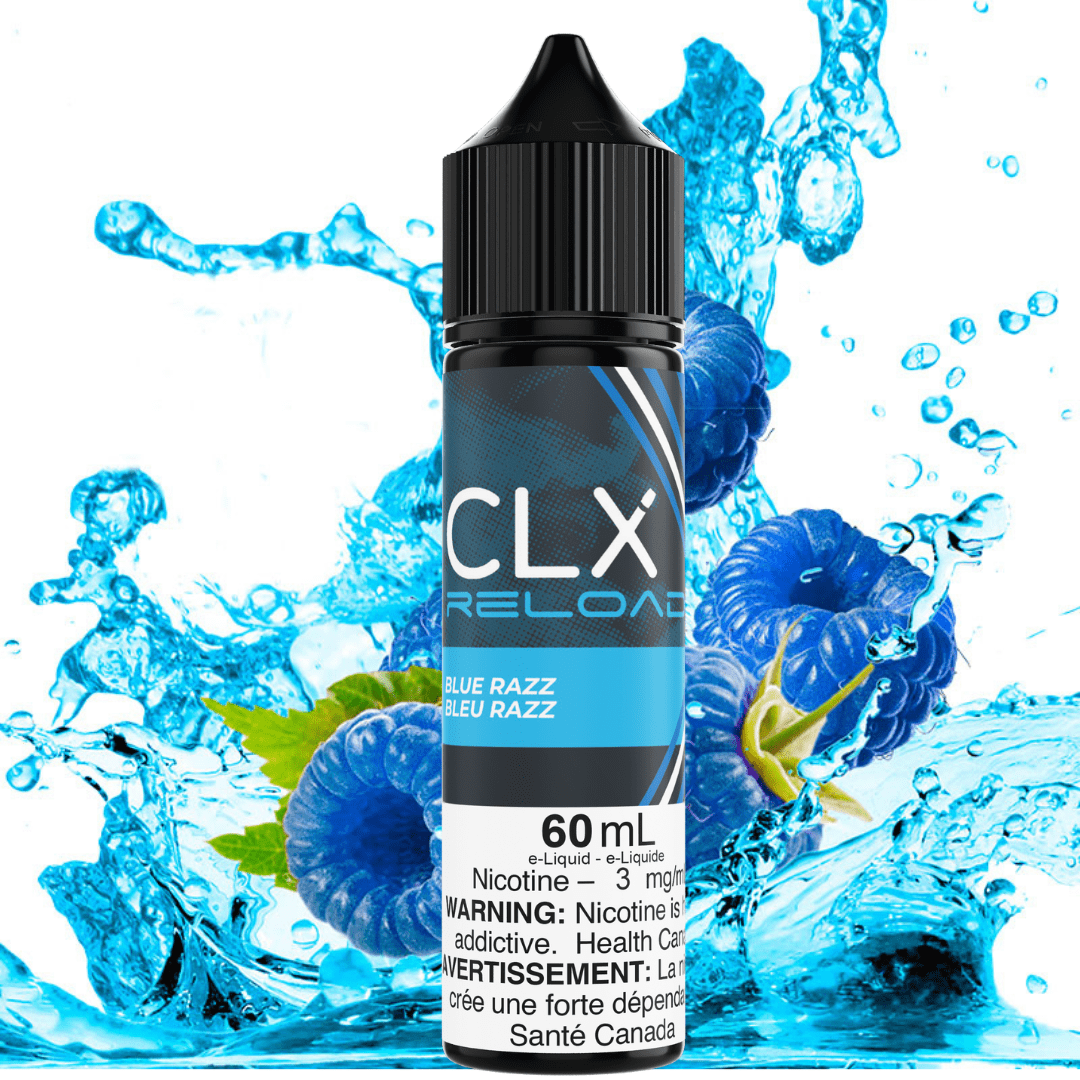 Blue Razz by CLX Reload E-liquid 3mg Brandon Vape SuperStore and Cannabis Manitoba Canada