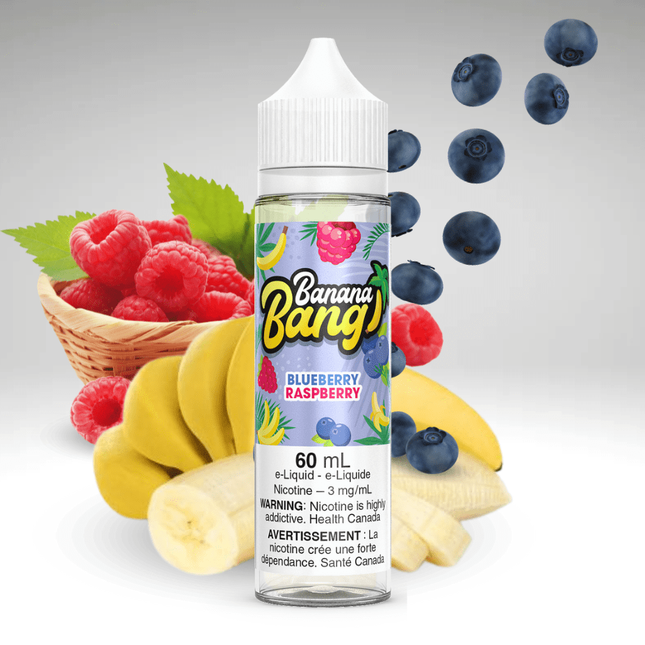 Blueberry Raspberry by Banana Bang E-Liquid 3mg Brandon Vape SuperStore and Cannabis Manitoba Canada