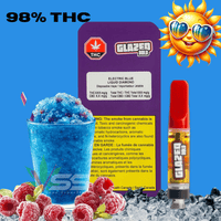 Bold Electric Blue Liquid Diamonds Indica Cart-1g Brandon Vape SuperStore and Cannabis Manitoba Canada
