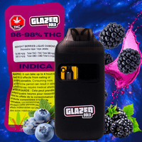 Bold Glazed Midnight Berries Liquid Diamonds Indica Disposable Vape-1g Brandon Vape SuperStore and Cannabis Manitoba Canada