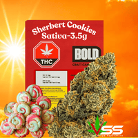 Bold Growth Sherbert Cookies Sativa CRAFT Flower - 3.5g Brandon Vape SuperStore and Cannabis Manitoba Canada