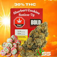Bold Growth Sherbert Cookies Sativa CRAFT Flower - 7g Brandon Vape SuperStore and Cannabis Manitoba Canada
