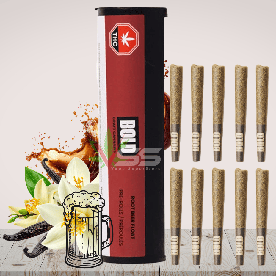 Bold Root Beer Float Indica Pre-Rolls - 10x0.5g Brandon Vape SuperStore and Cannabis Manitoba Canada
