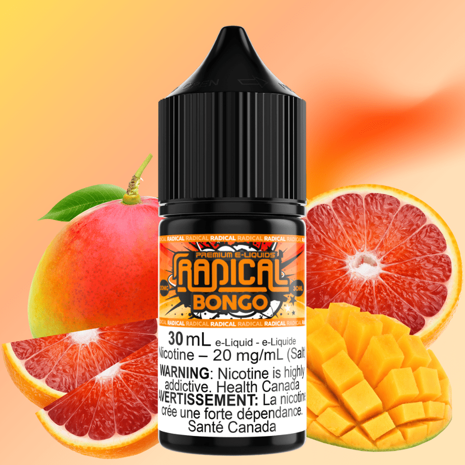 Bongo Salt Nic by Radical E-liquid 30mL / 12mg Brandon Vape SuperStore and Cannabis Manitoba Canada