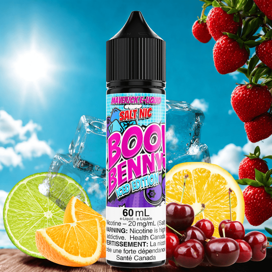 Boo Benny Ice Salt by Maverick E-Liquid-60mL Brandon Vape SuperStore and Cannabis Manitoba Canada