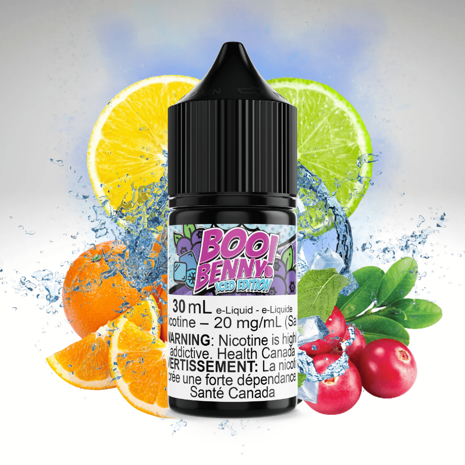 Boo Benny Iced Salt by Maverick E-Liquid 30mL / 12mg Brandon Vape SuperStore and Cannabis Manitoba Canada
