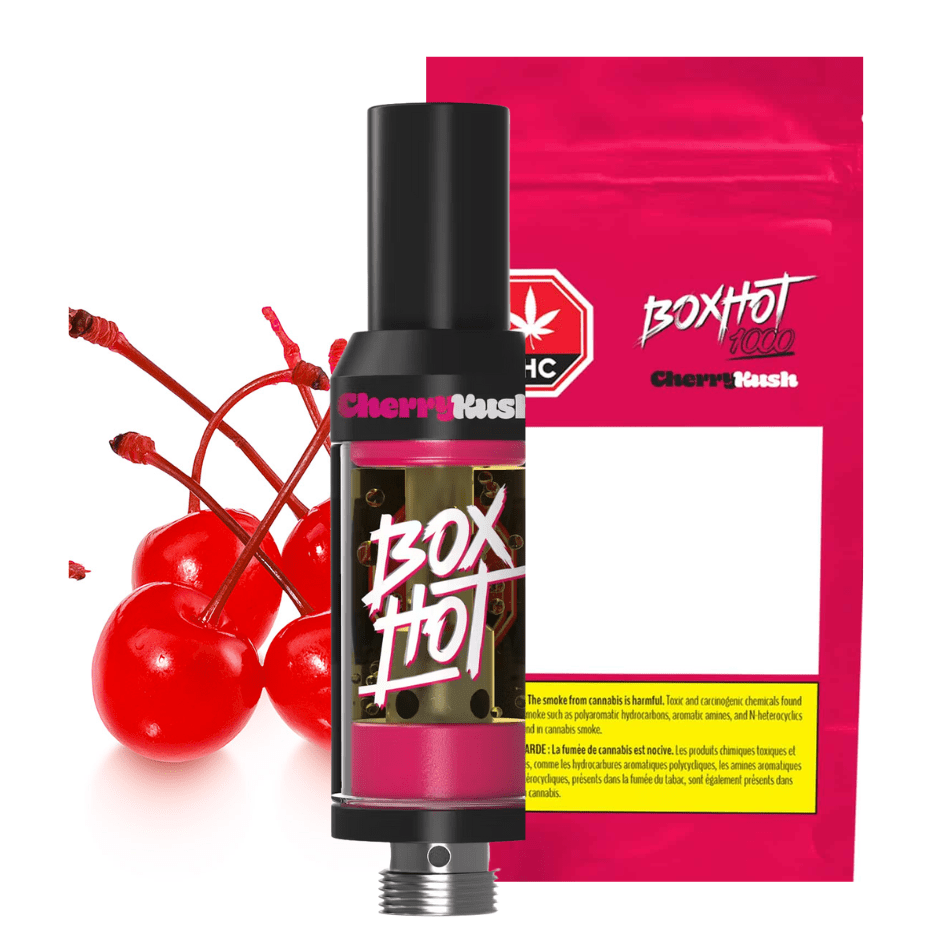 Boxhot Cherry Kush Indica 510 Cartridge-1.2g 1.2ml Brandon Vape SuperStore and Cannabis Manitoba Canada