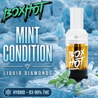 BOXHOT Mint Condition Liquid Diamond Hybrid 510 Cartridge - 1g Brandon Vape SuperStore and Cannabis Manitoba Canada