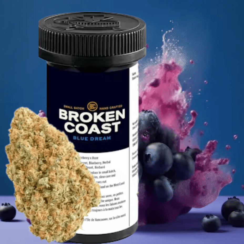 Broken Coast Blue Dream Sativa CRAFT Flower-7g Brandon Vape SuperStore and Cannabis Manitoba Canada