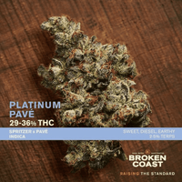Broken Coast Platinum Pave Indica Flower-7g Brandon Vape SuperStore and Cannabis Manitoba Canada