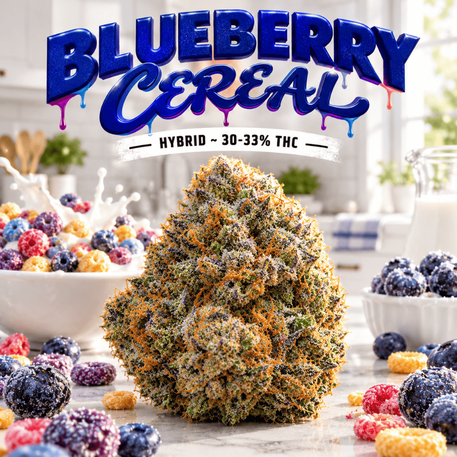 Bud Boys Blueberry Cereal Hybrid Flower - 28g Brandon Vape SuperStore and Cannabis Manitoba Canada